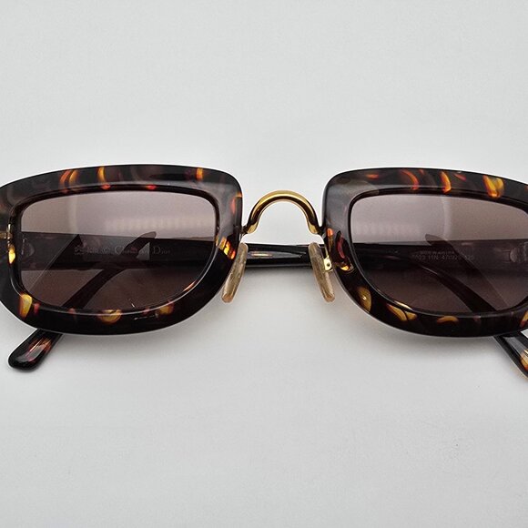 Christian Dior CD 2023 11N Dark Tortoise Gold Frame Brown Lens Sunglasses 47mm main image 2